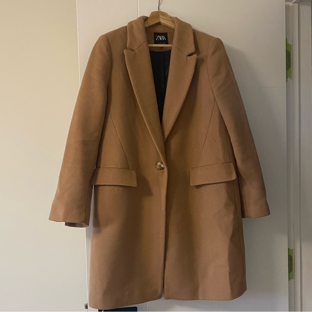 Zara Tan Pea Coat